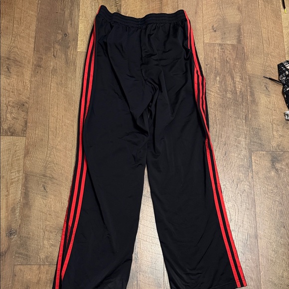 Adidas Black Pants with Red Accents - Picture 10 of 11